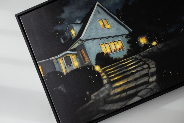 Framed canvas giclees by Lauryn Squyres